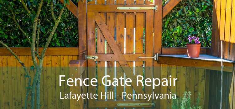 Fence Gate Repair Lafayette Hill - Pennsylvania