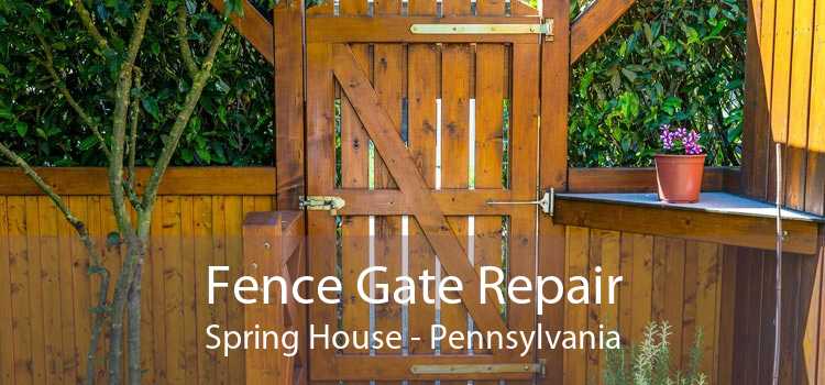 Fence Gate Repair Spring House - Pennsylvania