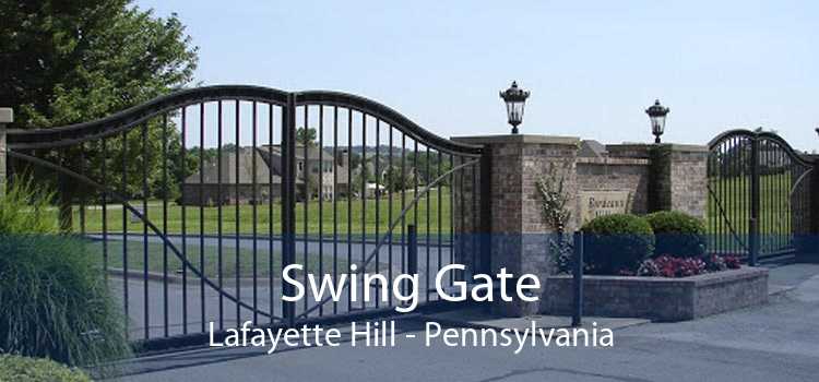 Swing Gate Lafayette Hill - Pennsylvania
